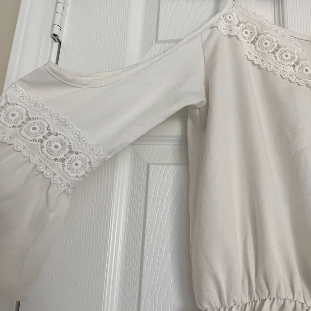 White Romper - Picture 2 of 4